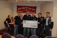 Fire Riders Donation to Fire Family Transport Foundation 01-15-2013